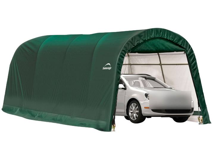 Garage SHELTERLOGIC Garage-in-a-Box , grün, Kunststoff, Stahl, Garagen, Garage, sehr schneller Auf- und Abbau, BxTxH: 300x610x240 cm