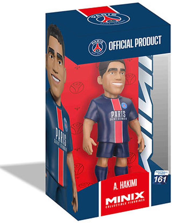 Figurine Minix Football Stars 12 cm 161 : PSG, Hakimi