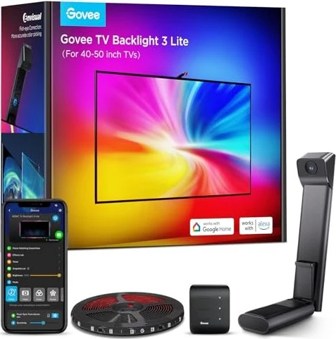 Govee TV Hintergrundbeleuchtung 3 Lite TV 40-50" SMART LED Hintergrundbeleuchtung RGBIC