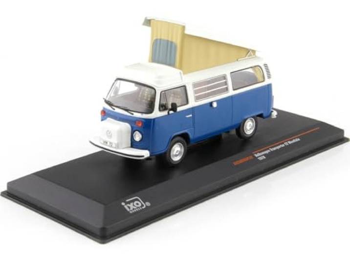 1978 Volkswagen VW Transporter Type II (T2) Westfalia Azul/Blanco 1:43 IXO Models CLC502NSP.22