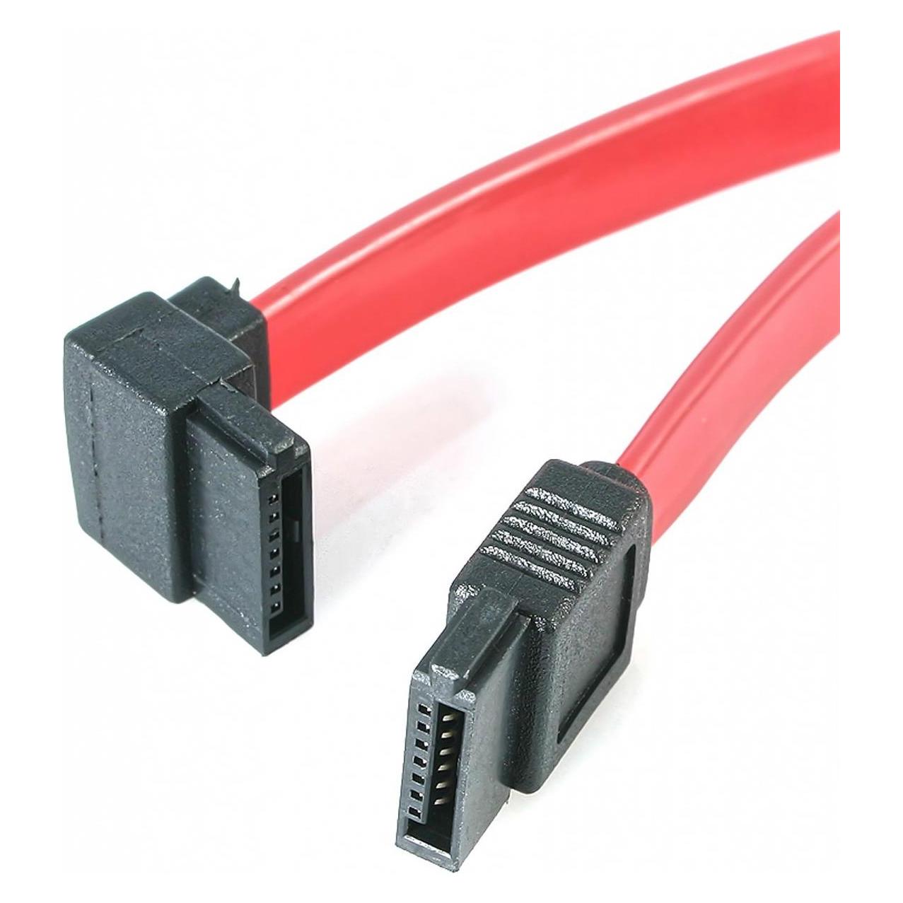 StarTech 18in Left Angle Sata Cable (45 cm, SATA) (SATA18LA1)