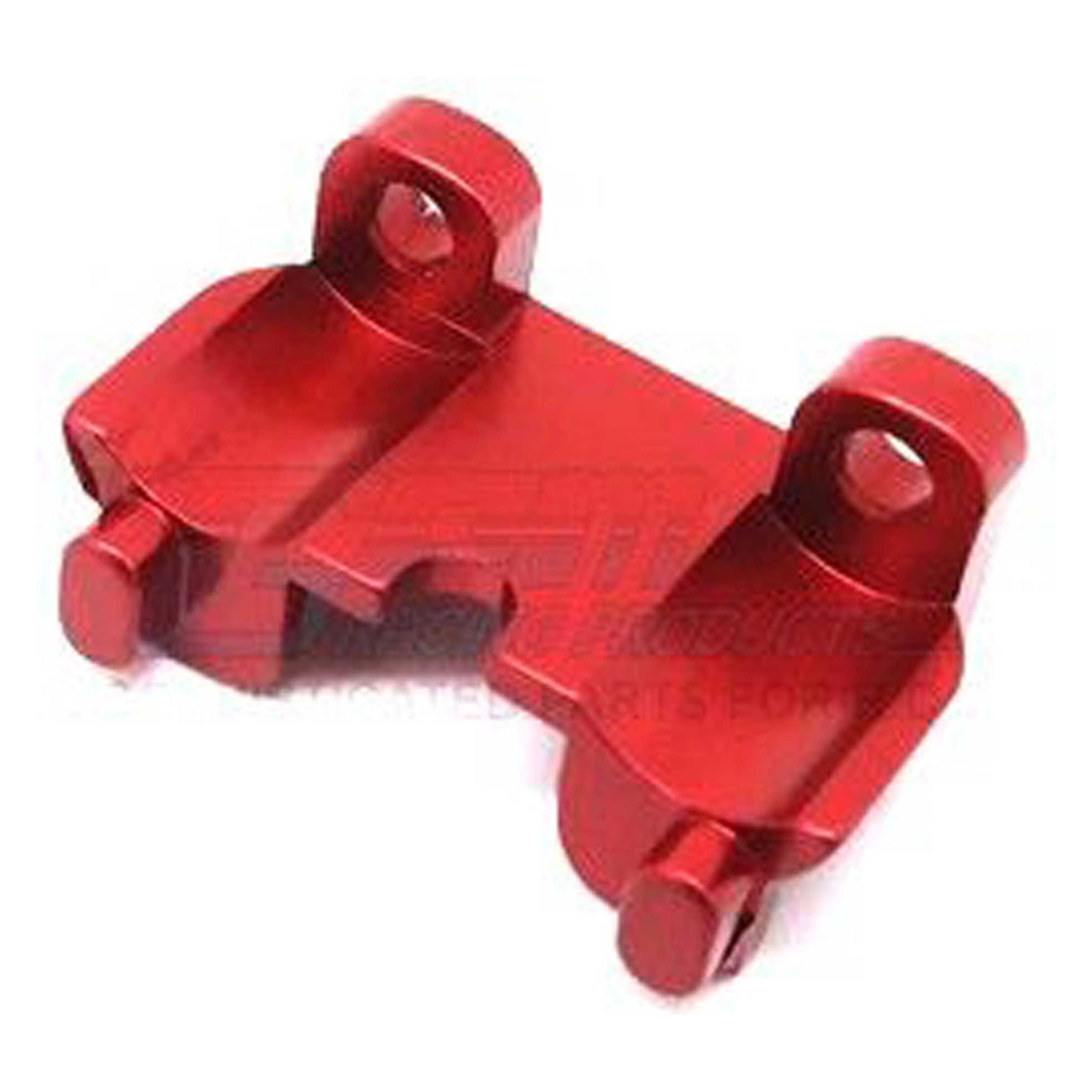 GPM Aluminium Dämpferbefestigung eloxiert hinten rot TRX 1/16 E-Revo (GPMERV030R)