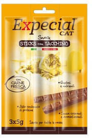 Expecial Cat Snack Sticks 3x5G TACCHINO