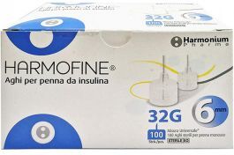 ADL FARMACEUTICI Srl HARMOFINE 100 Aghi 32g 6mm