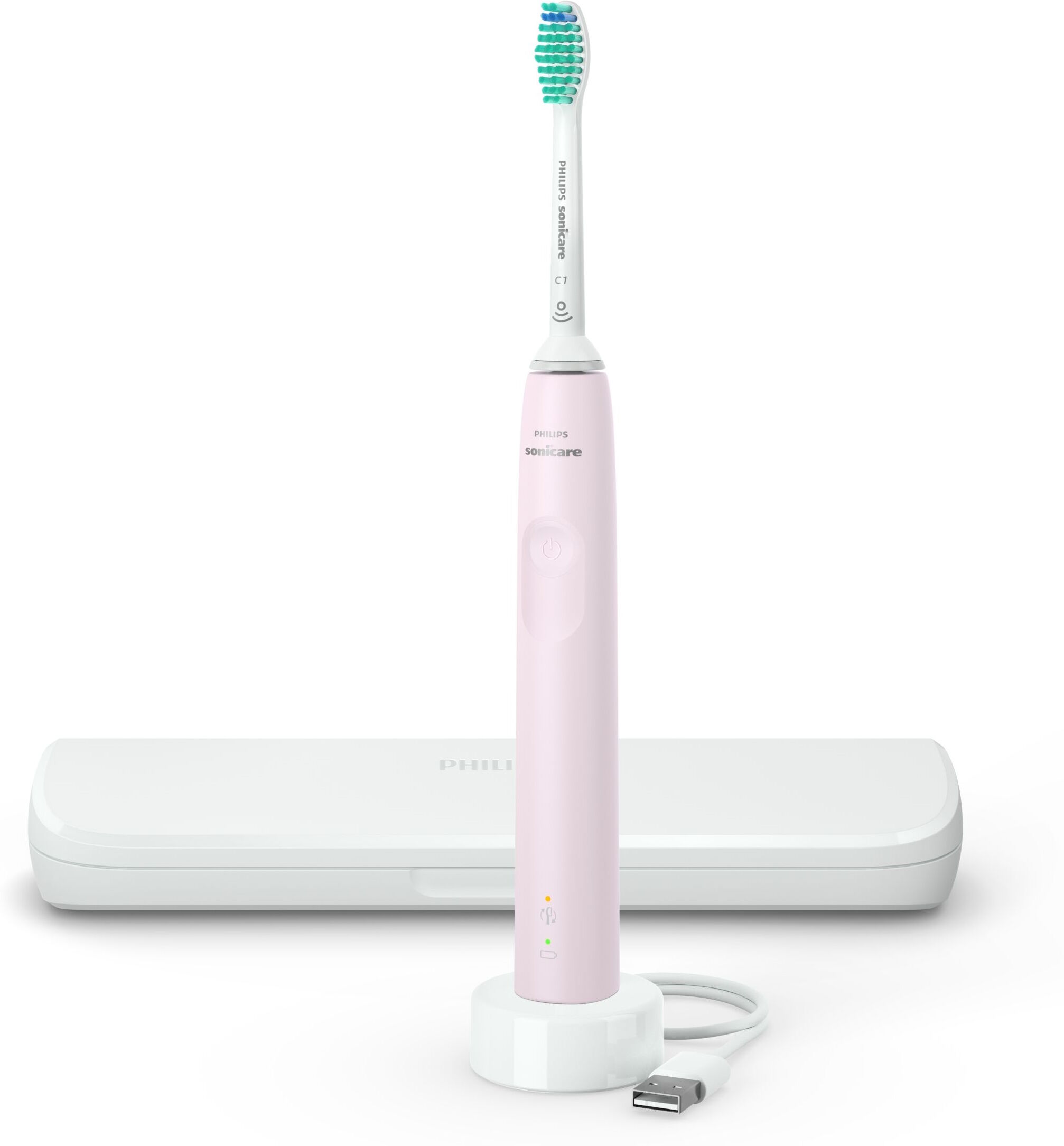 Philips Sonicare 3100 Series Genopladelig Sonisk Tandbørste Rose 1 stk