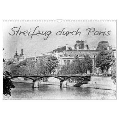 Streifzug durch Paris (Wandkalender 2027 DIN A3 quer), CALVENDO Monatskalender