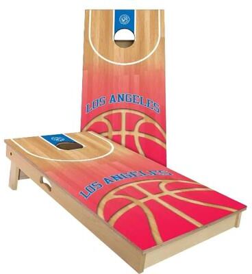 Skip's Garage LA Basketball Outdoor Cornhole Board Set
