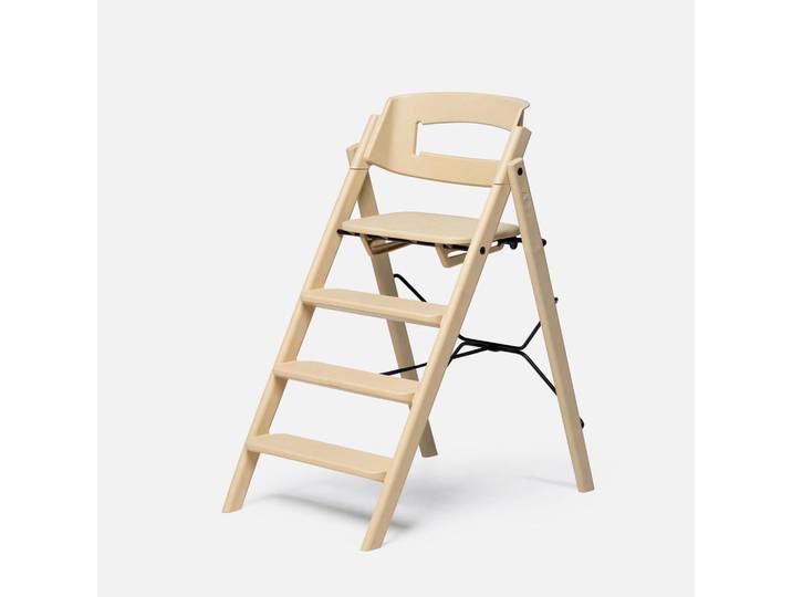 Hochstuhl Kaos Klapp, Sandfarben, Kunststoff, Naturmaterialien, 45.5x81 cm, EN 71, EN 14988, höhenverstellbar, zusammenklappbar, Babymöbel & Kindermöbel, Babyzimmer, Hochstühle