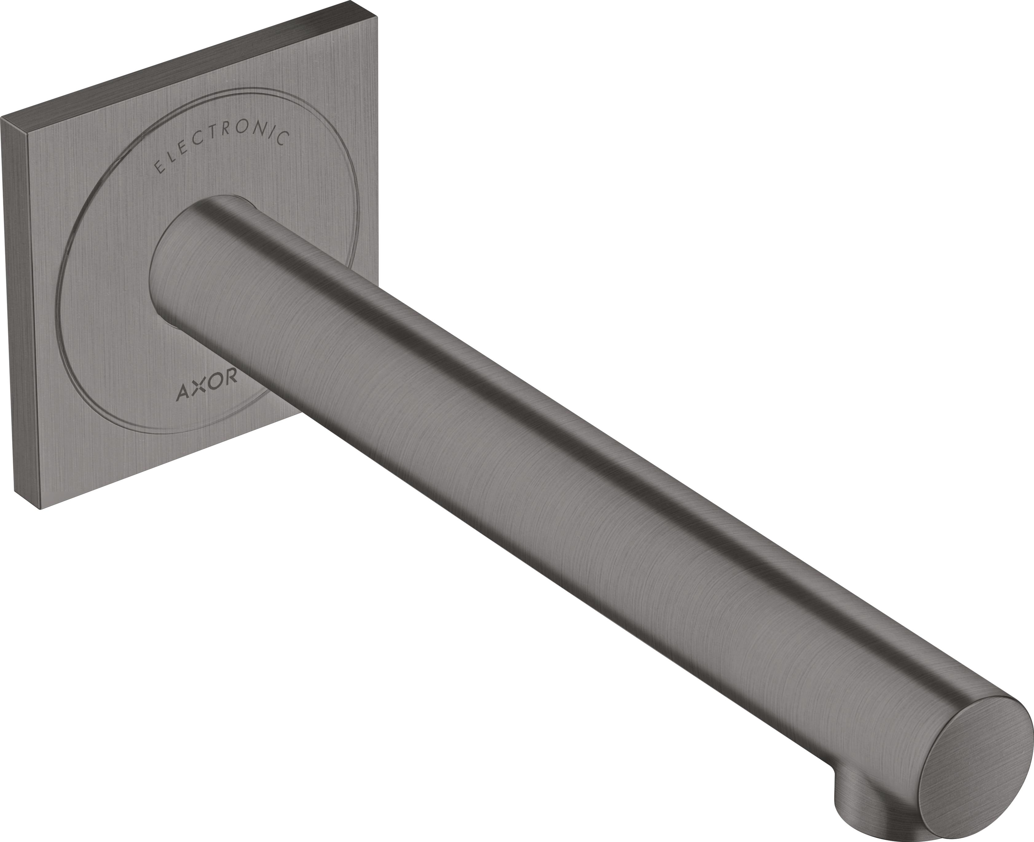 hansgrohe Elektronischer Waschtischmischer Axor Uno UP, Ausl. 221mm, brushed black chrome