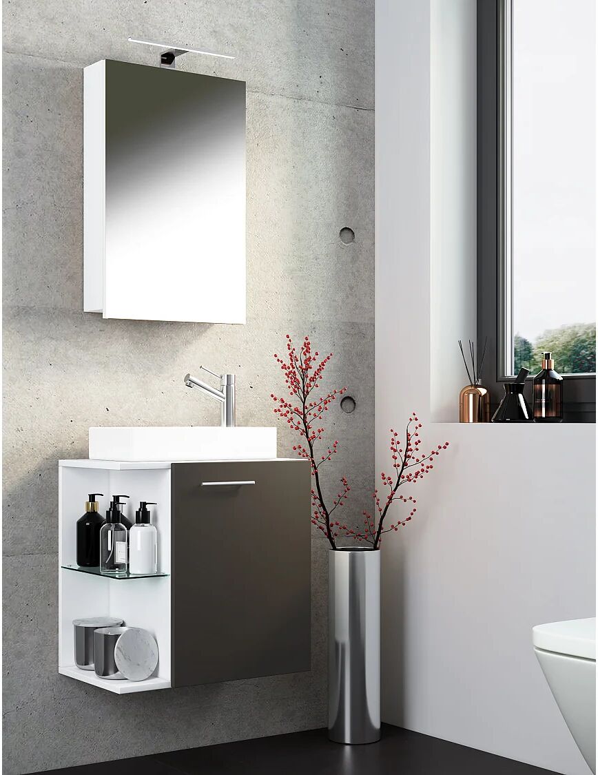 VCM 3tlg wastafelmeubel Hausa Cabinet