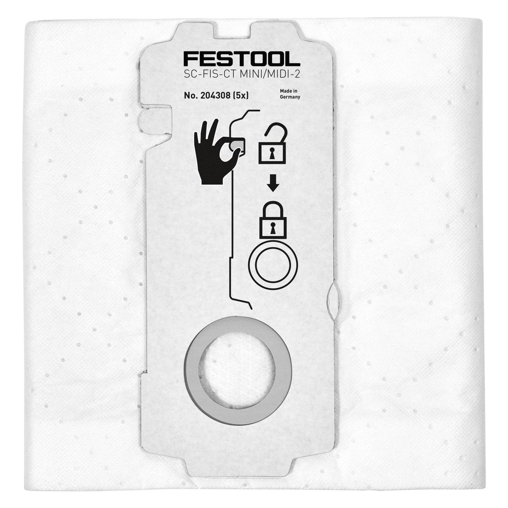 Festool Selfclean Filtersack SC-FIS-CT MINI/MIDI-2/5/CT15 (204308)