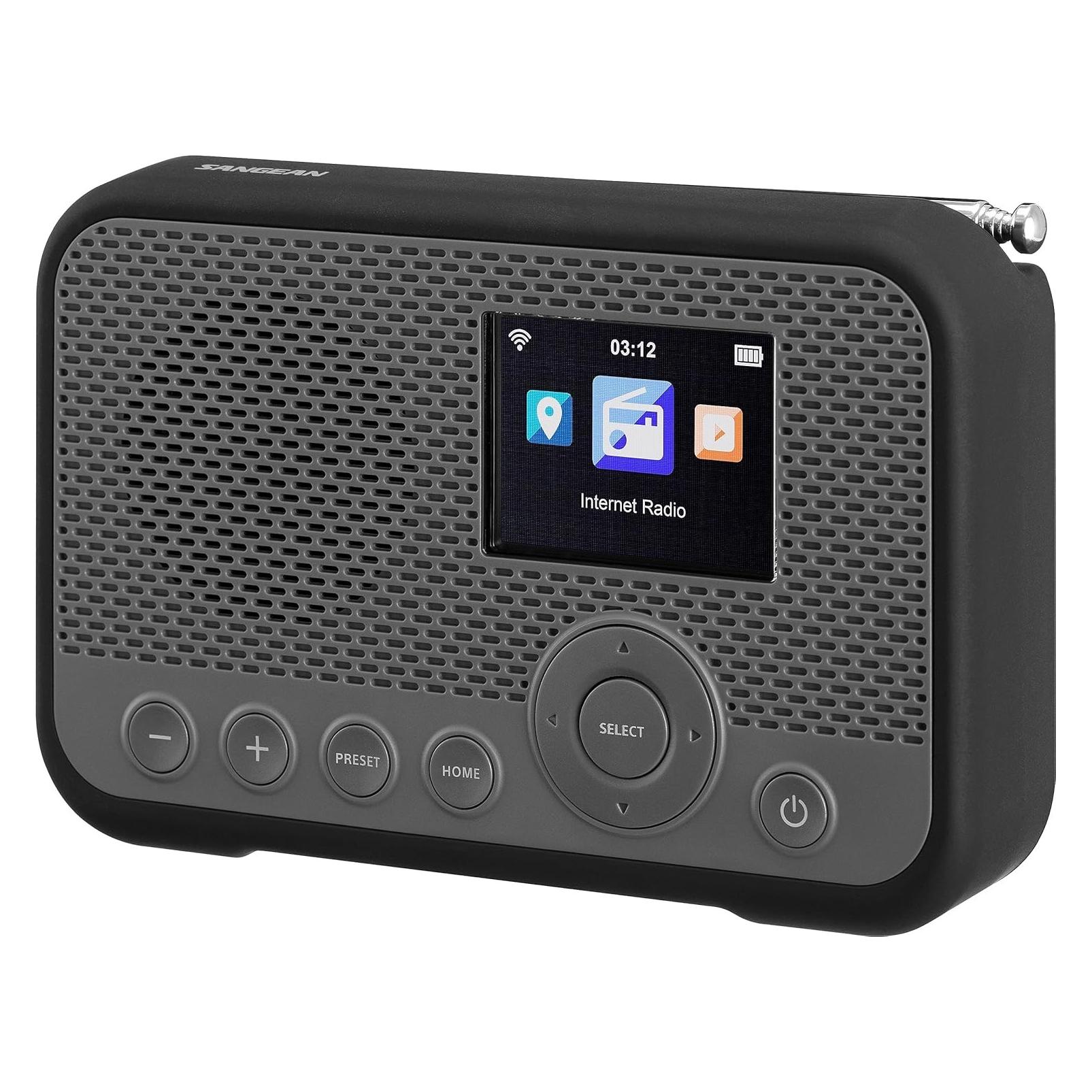Sangean WFR-39 (DAB+, FM, Internetradio, WLAN) (WFR-39 GREY-BLACK)