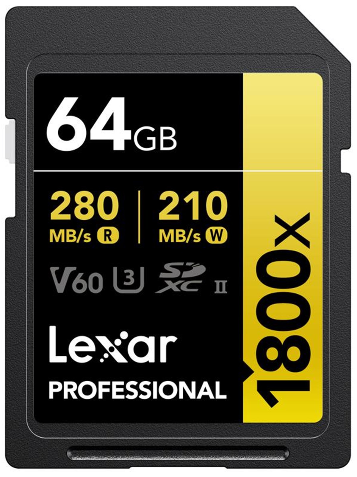 Lexar Professional Gold 1800x SD - 280MB/s - 64GB
