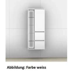 Artiqua 116 Midischrank, Weiß Hochglanz Select, 116-MLRB-1-50-L-7160-125 116-MLRB-1-50-L-7160-125