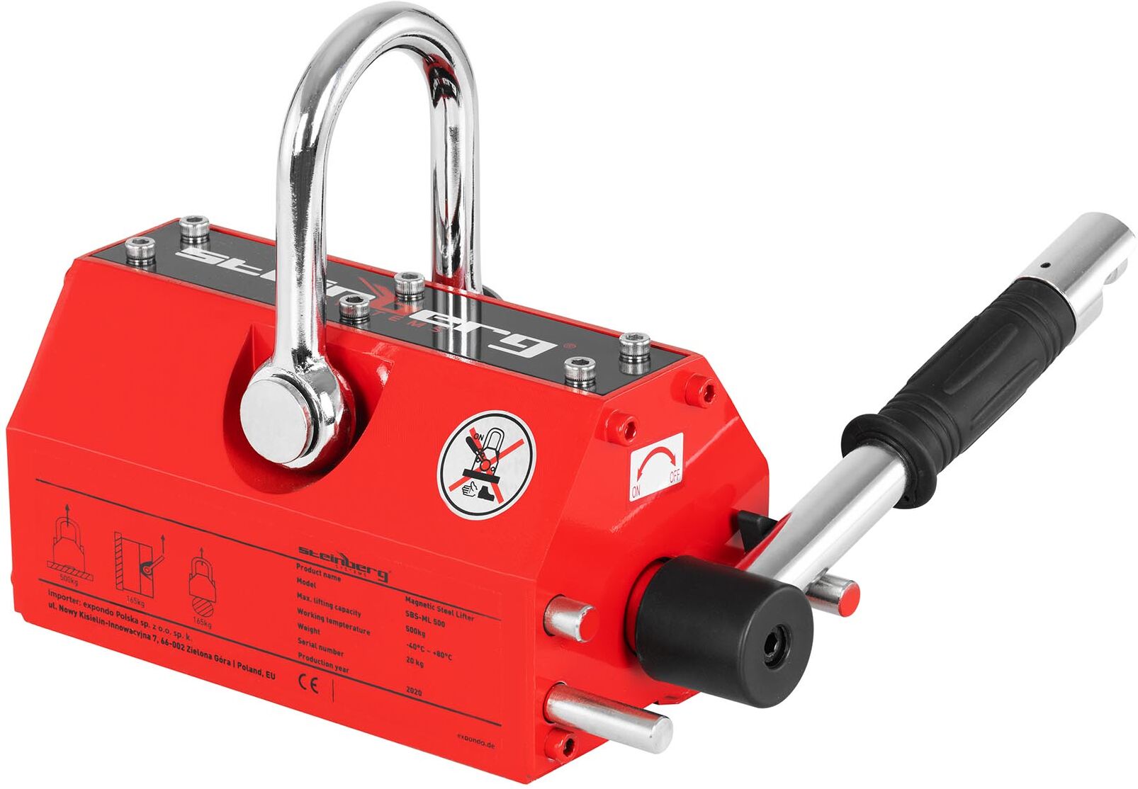 Steinberg Systems Løftemagnet - 500 kg SBS-ML 500