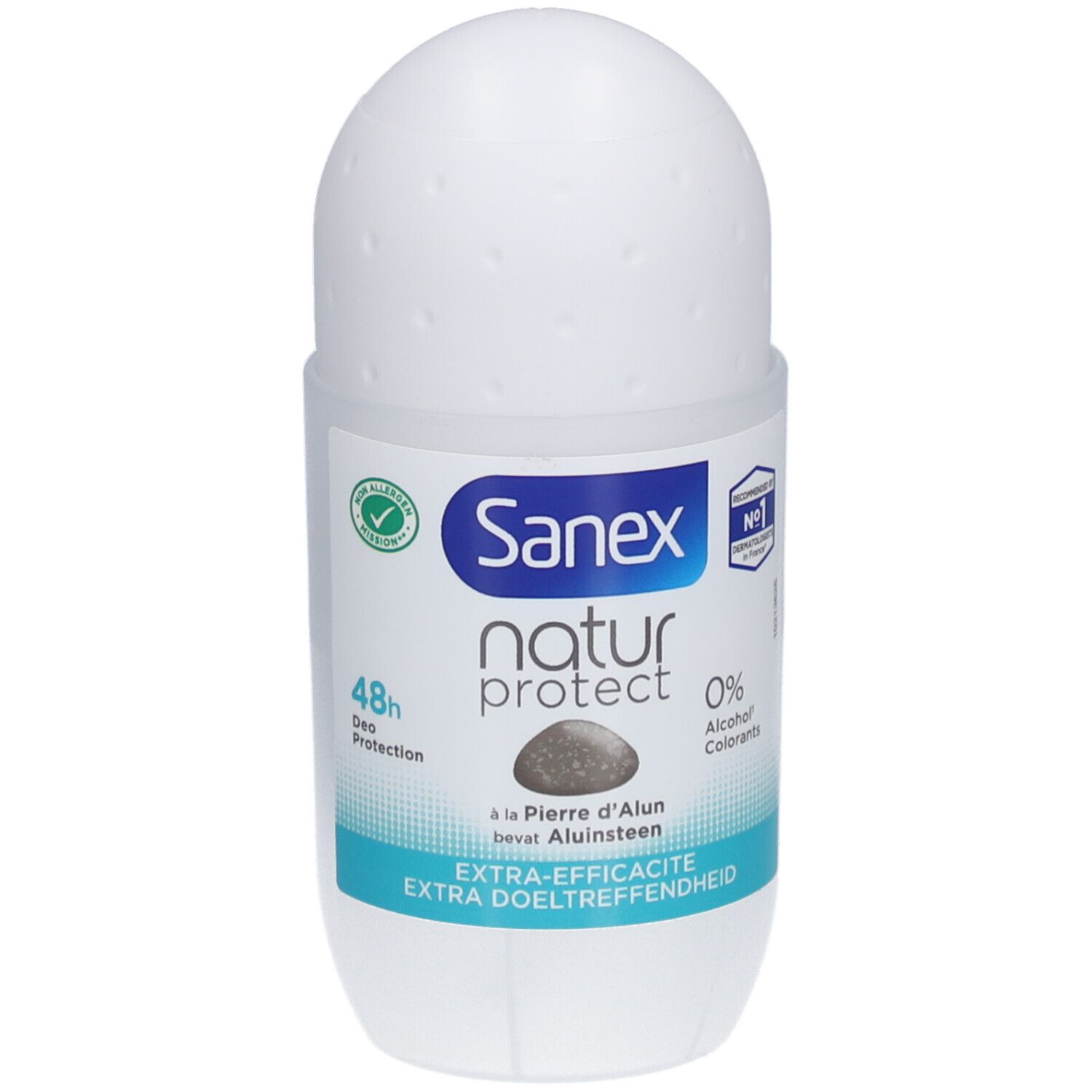 Sanex Nature Protect Extra Efficacy 48h Deodorant Roller met Aluinsteen 50ml 50 ml