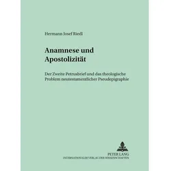 Anamnese und Apostolizität, Fachbücher von Hermann Josef Riedl