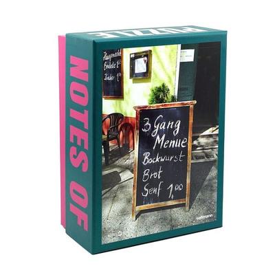 1.000 Teile Puzzle Notes of Berlin. Motiv „Drei Gänge Menü“