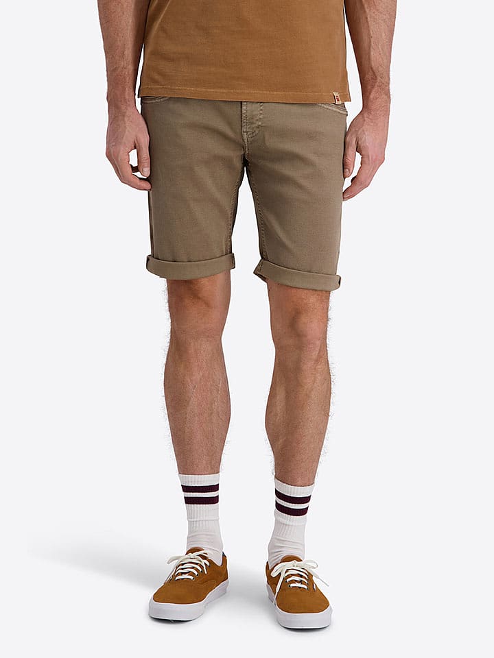 Timezone Jeans-Shorts "Scotty" - Slim fit - in Hellbraun - W38