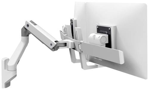 Ergotron HX Dual Arm Wall Mount Monitor-Wandhalterung 2 Display(s) 38,1cm (15") - 81,3cm (32") Weiß Drehbar, Höhenverstellbar