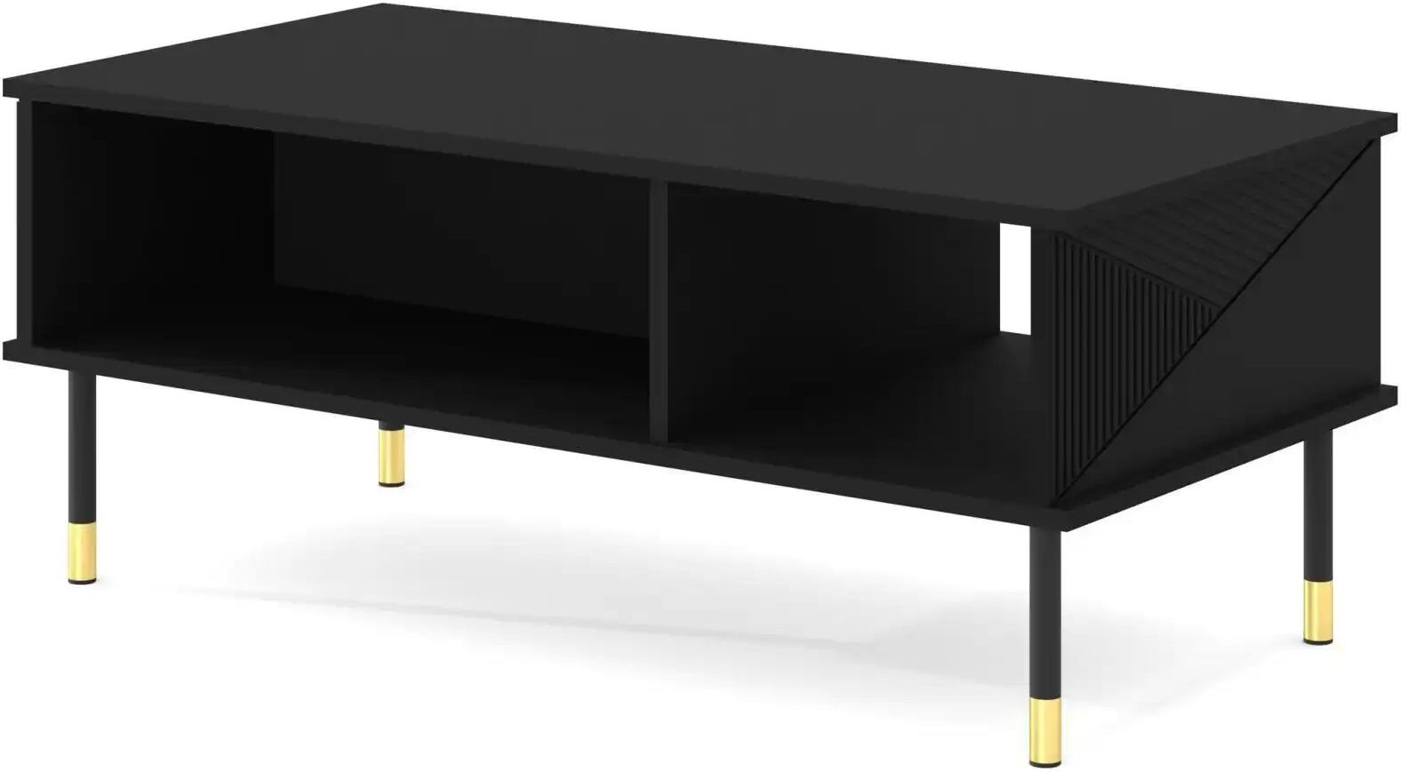 Höffner Couchtisch   ¦ schwarz ¦ Maße (cm): B: 55 H: 45