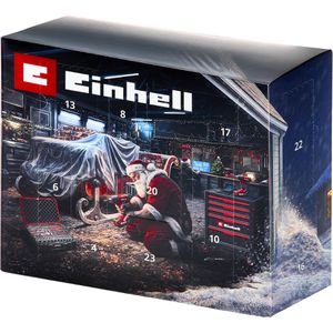 Einhell Adventskalender 370270, gefüllt mit Werkzeug und Zubehör, 32 x 28 cm, 48-teilig