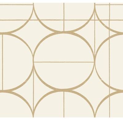 Antonina Vella Sun Circles Cream & Gold Wallpaper