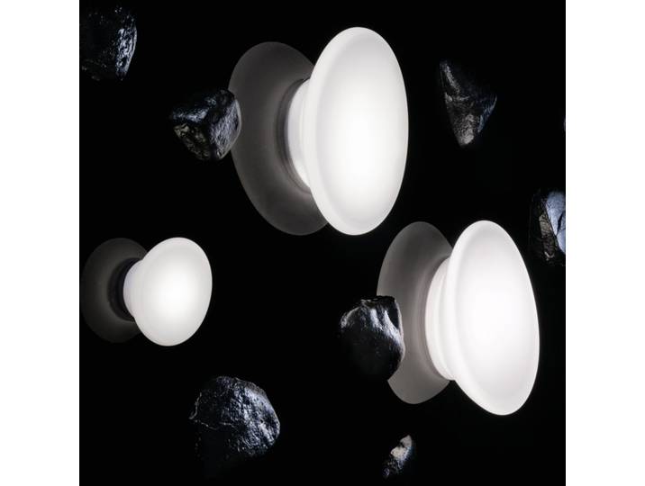 Dynamic LED-Wandleuchte, Ø 52 cm, Muranoglas - Stilnovo - Wohnzimmer - Design - Kunststoff - Rund