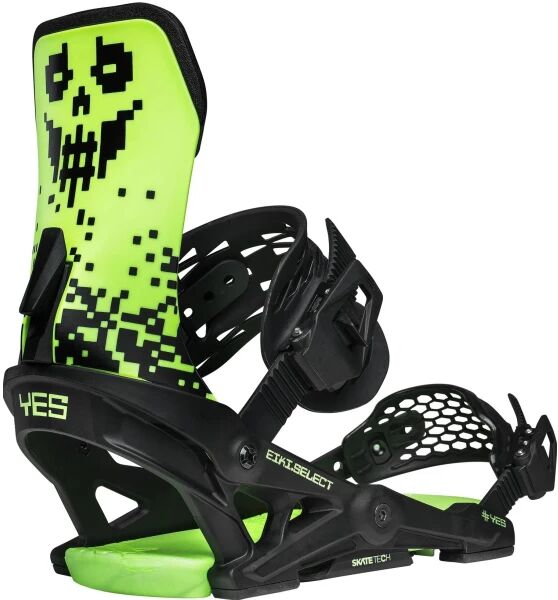 Yes Snowboards Snowboard Bindung Yes Select Eiki (Green Glow - 43.5-46.5)