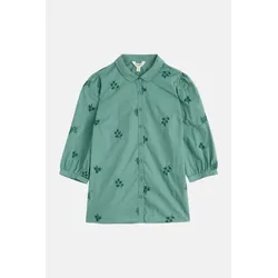 Seasalt Bluse Hope Damen Grün Stickerei Tannenzweige