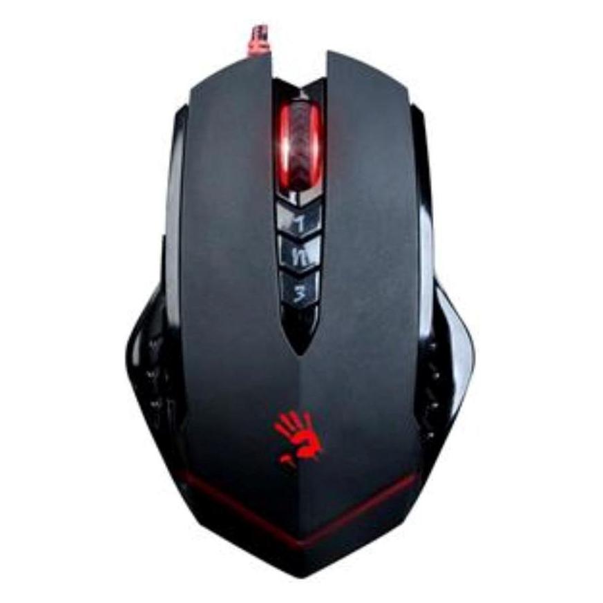 A4Tech Bloody V8M, herní myš V-Track + CORE 2, 3200 DPI, USB, černá (Kabelgebunden) (V8M-P3104)
