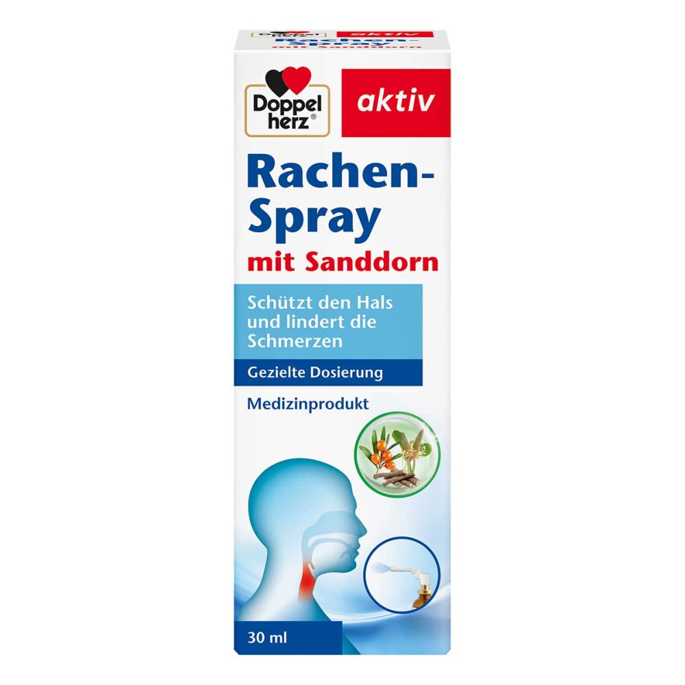 Queisser Pharma GmbH & Co. KG Doppelherz Rachen-spray mit Sanddorn 14362758