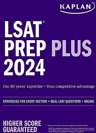 Kaplan Test Prep - LSAT Prep Plus 2024: Strategies for Every Section + Real LSAT Questions + Online: With New Section (Kaplan Test Prep) - Preis vom 09.10.2026 07:28:09 h