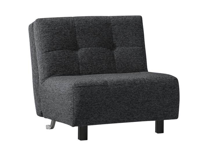 Novel Schlafsessel Juice, Dunkelgrau, Metall, Uni, 85x92x102 cm, Fußauswahl, Stoffauswahl, Liegefunktion, Wohnzimmer, Sessel, Schlafsessel