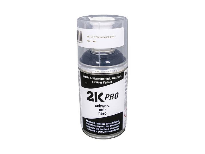 Car-Rep 2K-Pro PU-Lack schwarz glanz 250ml