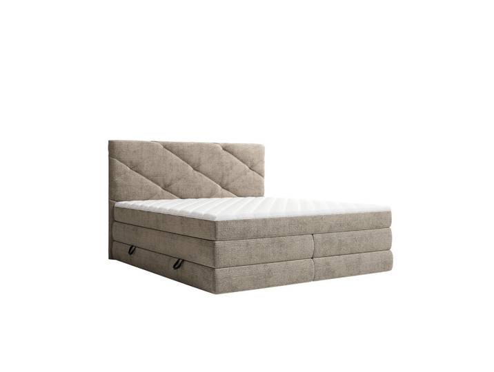 Carryhome Boxspringbett, H3 + H4, 160x200 cm, Schlafzimmer, Betten, Boxspringbetten