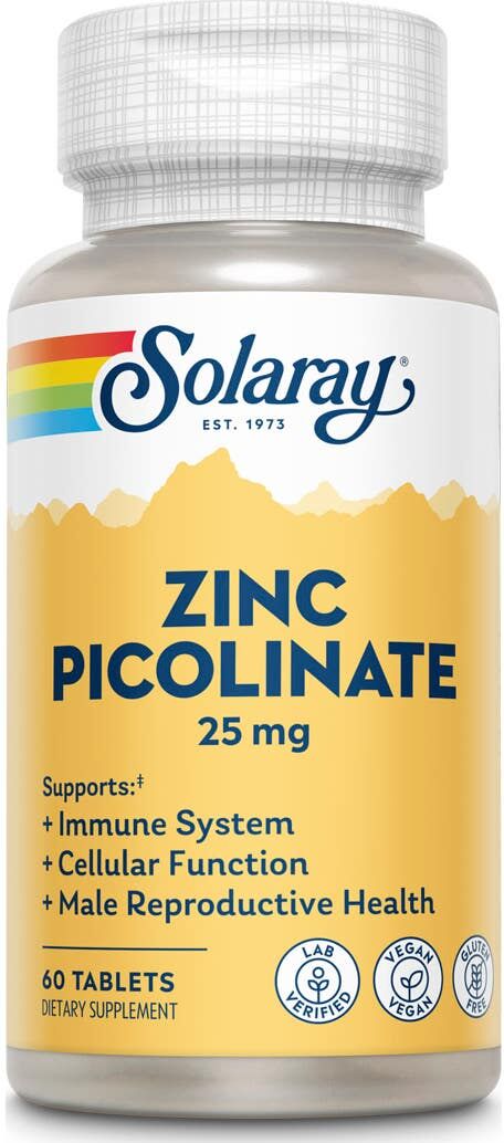 SOLARAY Zinc Picolinato 60 vcaps