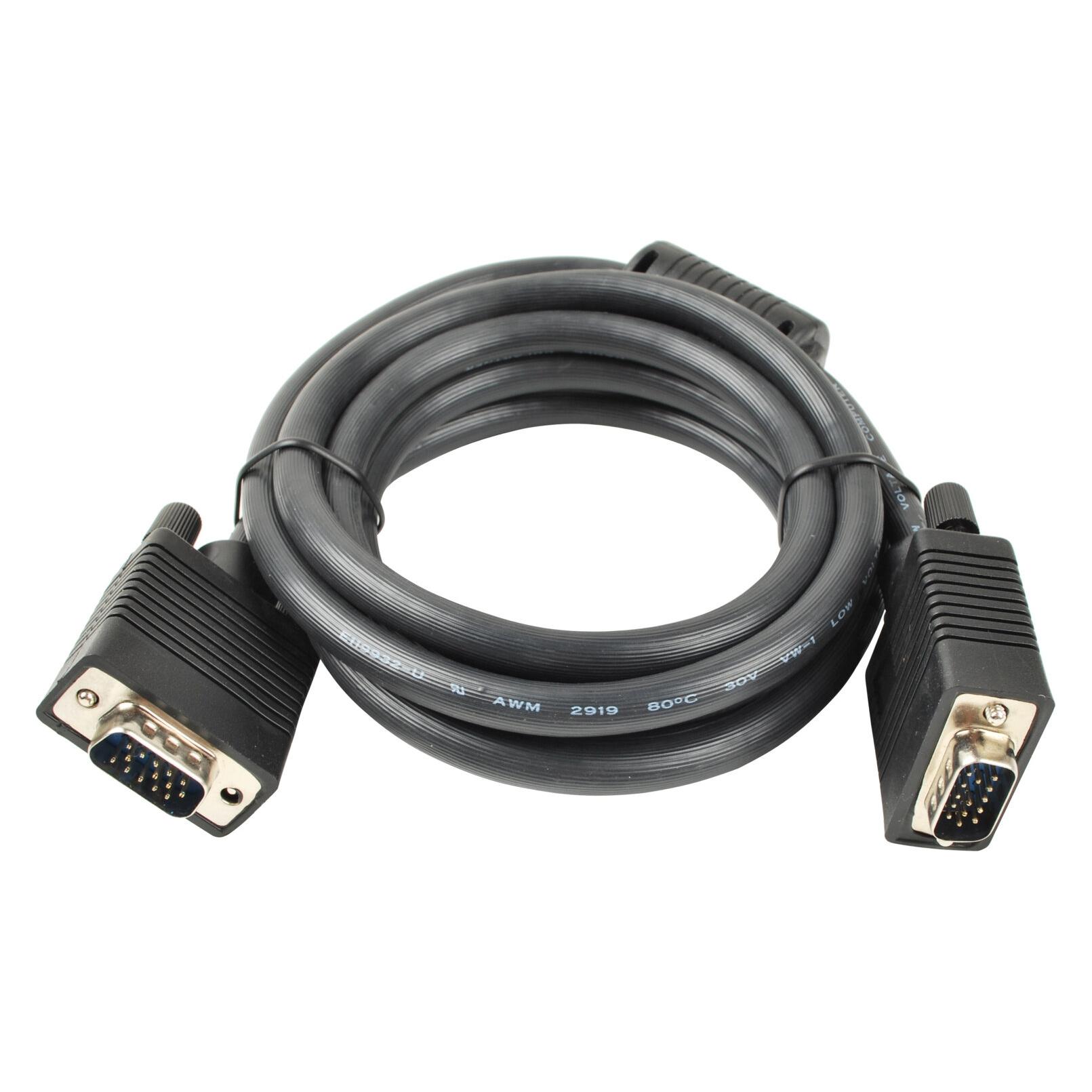 PremiumCord D-Sub (VGA) - D-Sub (VGA) kabelis 15m juodas (kpvmc15) (15 m) (kpvmc15)