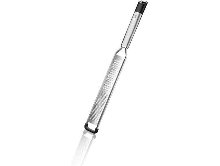 Multireibe GEFU PRIMELINE , silber, B:4,5cm L:38,7cm T:1,8cm, Edelstahl, Kunststoff, Küchenreiben, Multireibe, 2 Reibflächen, Edelstahl,ergonomischer Griff, Antirutschfuß