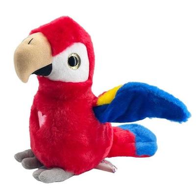 Big Happy Yappers Roter Papagei, interaktiver sprechender Plüschvogel
