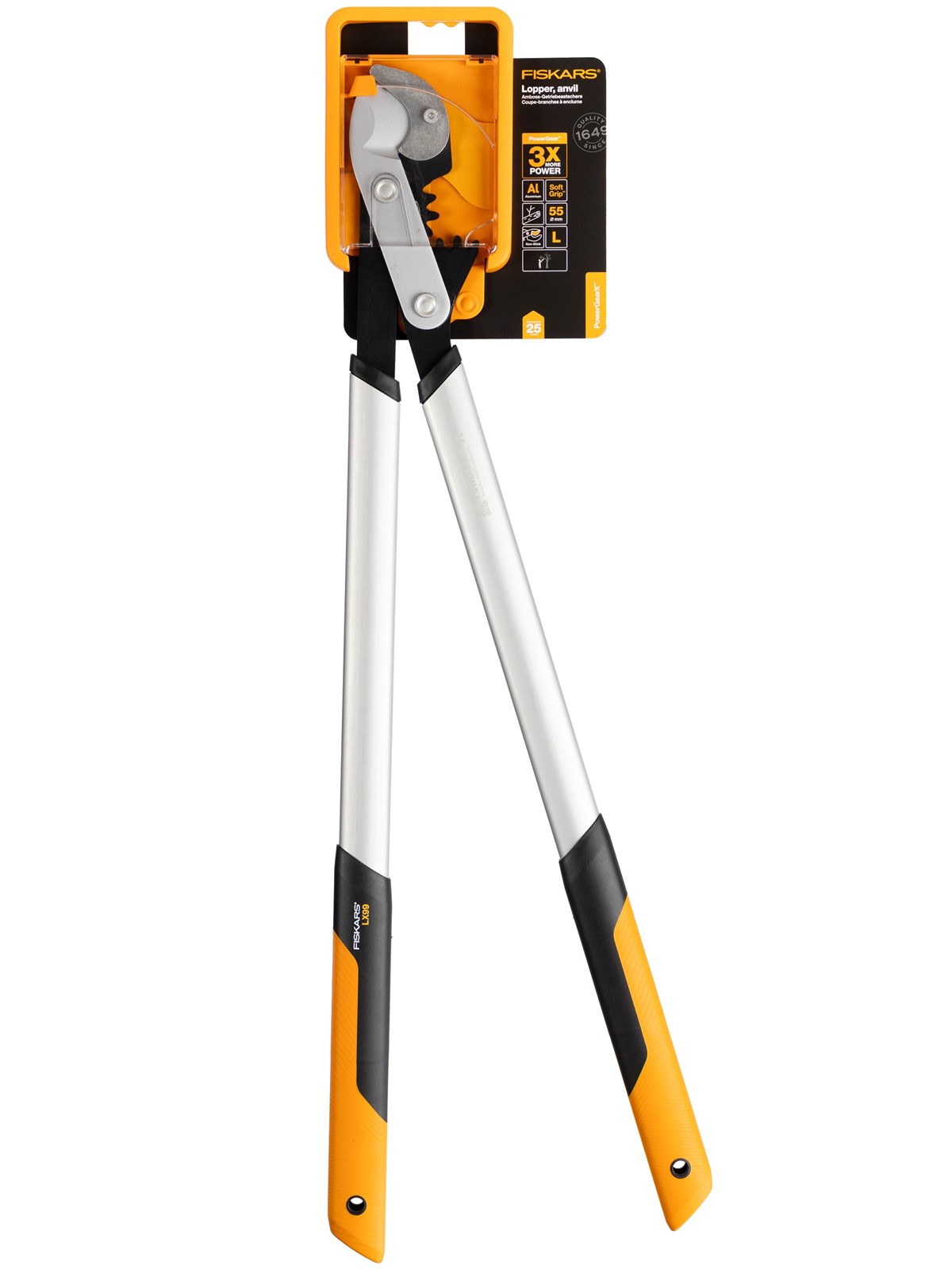 Fiskars PowerGear X Amboss-Astschere LX99