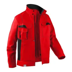 Bundjacke "IMAGE DRESS new design" - 56 - mittelrot/schwarz