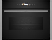 Neff C24MR21N0 Kompaktbackofen mit Mikrowelle 45cm Edelstahl HomeConnect 16Heizarten 900W