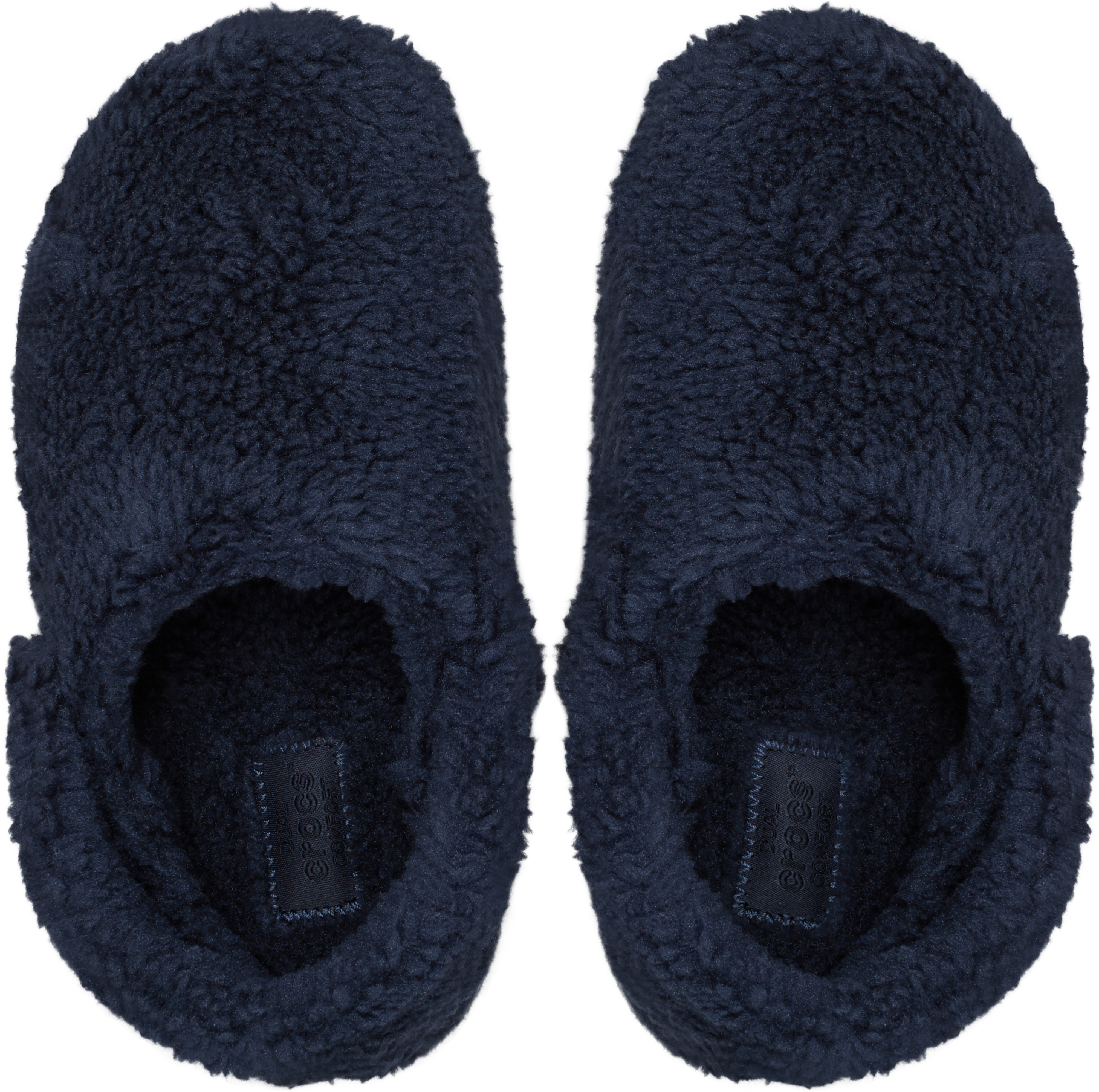 Hausschuh CROCS "Kids' Classic Cozzzy Slipper", Jungen, Gr. 32, Warmfutter, navy, Croslite™, Textil, Schuhe Hausschuh, Pantoffel, Clog mit Filzwolle