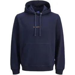 Jack & Jones Herren Hoodie Kapuzenpullover JORNORREBRO EMB SWEAT HOOD - Relaxed Fit - 12282861 Samba - M