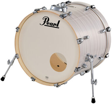 "Pearl 20""x16"" Export BD S. White Slipstream White"