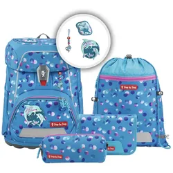 Step by Step FIT Schulranzen-Set "Dolphin Finja", 5-teilig