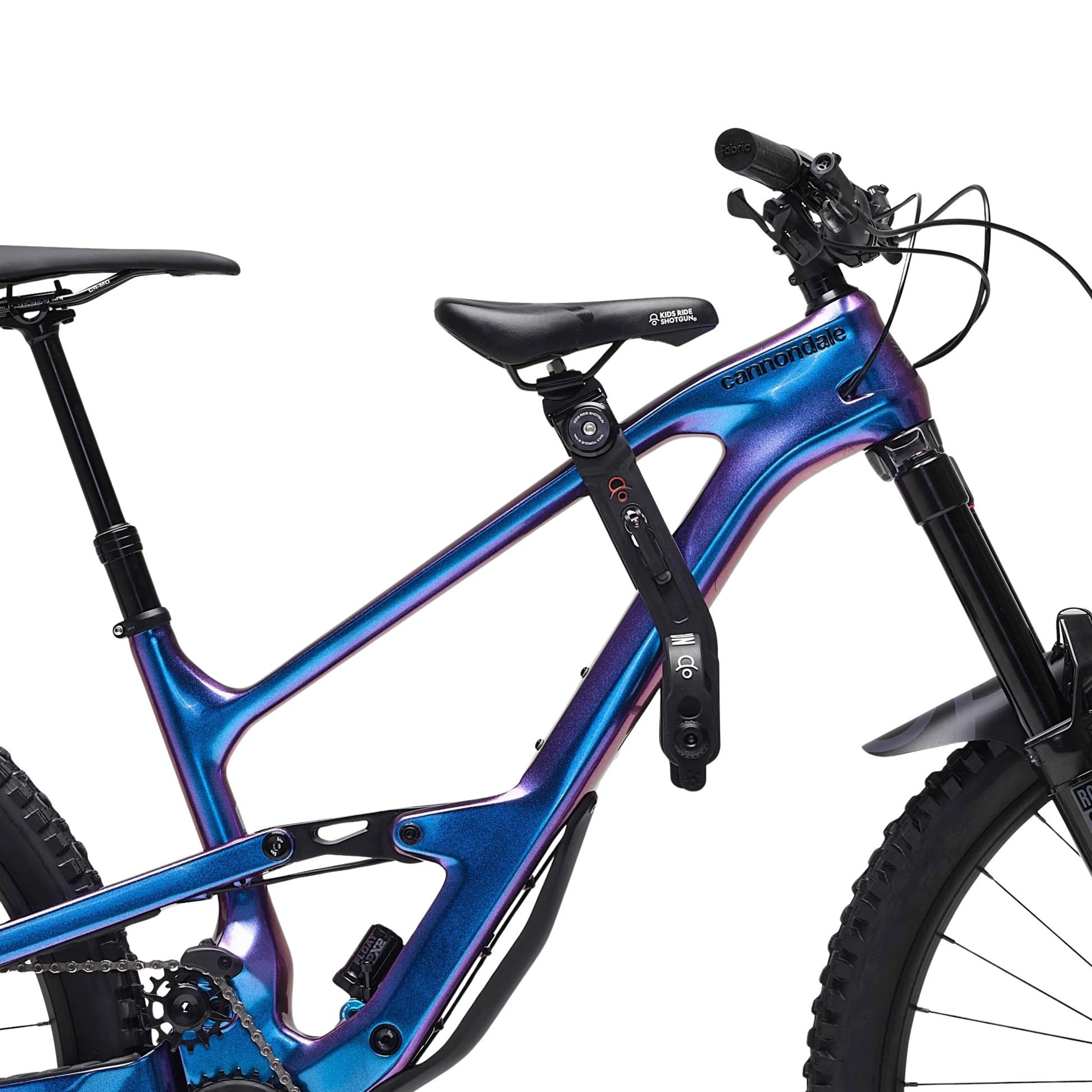 Kids ride Shotgun 2.0 MTB Front Kindersitz Kinder Kinderfahrradsitze schwarz Mountainbike | Commuting