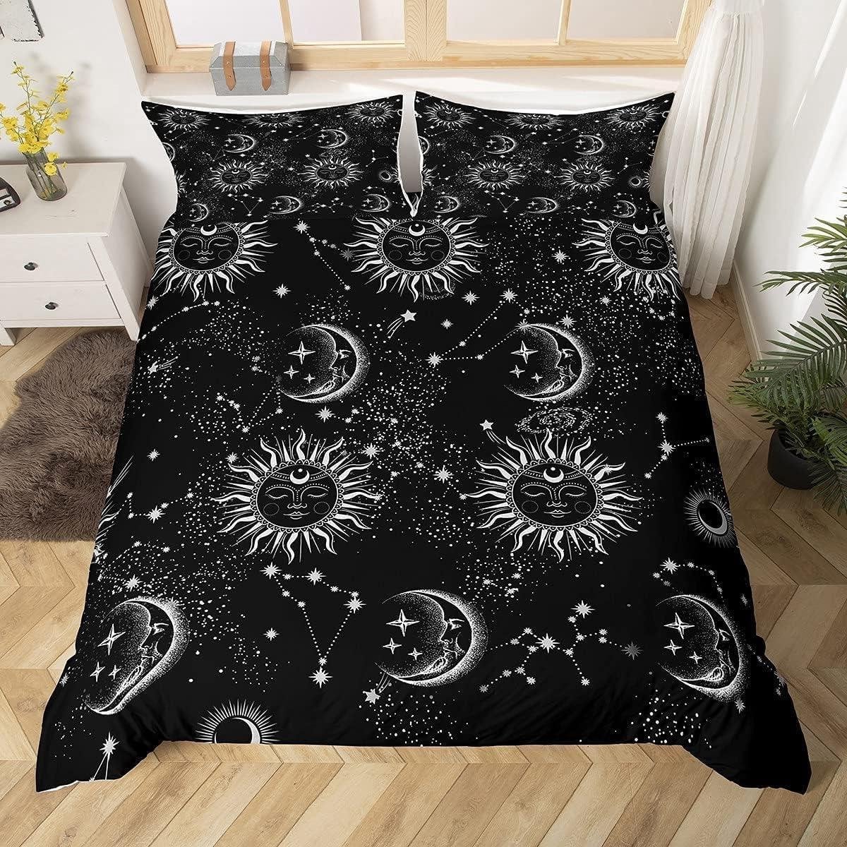 Bohemian Dekbedovertrek Set Super King - Veelkleurig Beddengoed voor Slaapkamer Decoratie