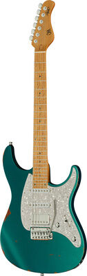 Mayones Guitars Aquila Aged V24 6 MMNG Monolith Metallic Neon Green